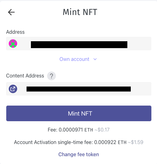 Mint NFT